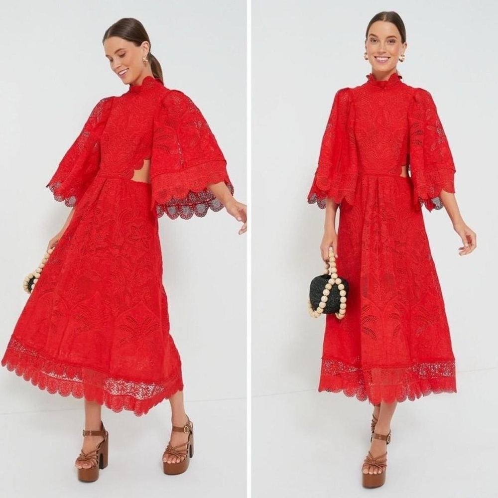 Farm Rio Cutout Midi Dress NWT